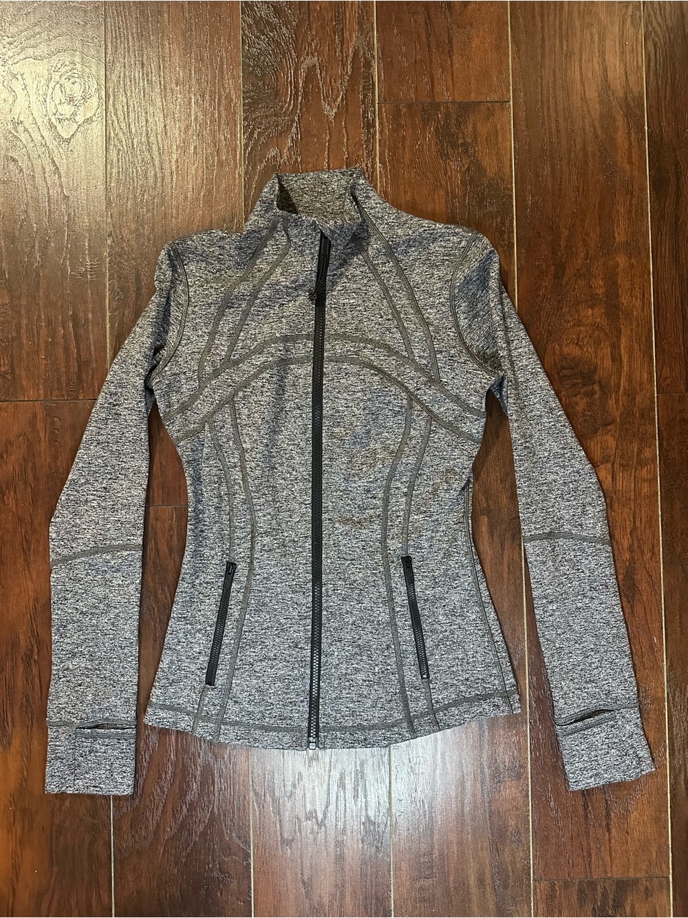 Lululemon Define Jacket Size 6
Heathered Black